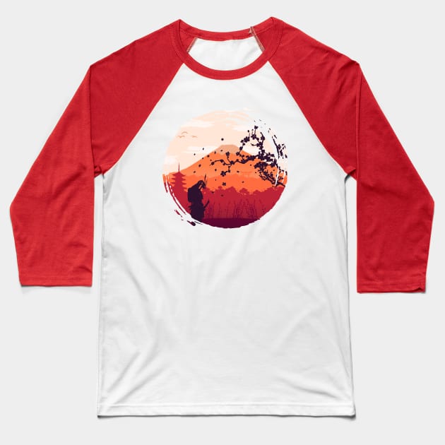 Samurai's Peace Baseball T-Shirt by Zecio10